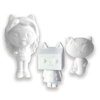 Gabby's Dollhouse Squishy Painting Includes 3 Figures