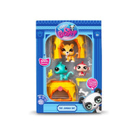 Littlest Pet Shop Tiki Jungle Play Pack (3Pets/Access/1Card/5 Digital Surprises)