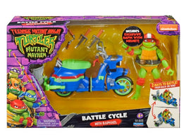 Teenage Mutant Ninja Turtle Movie Vehicle With Figures-Battle Cycle With Raphael