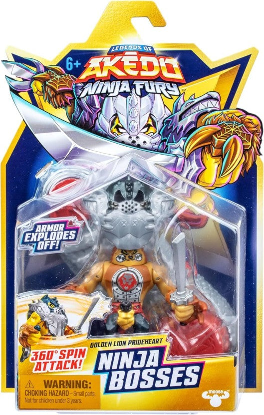Akedo Ninja Bosses Golden Lion Prideheart| Thekidzone