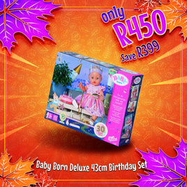 Baby Born Deluxe 43cm Birthday Set