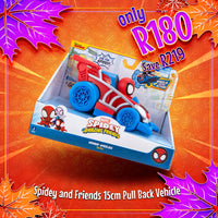 Spidey and Friends  15cm Pull Back Vehicle