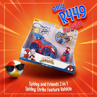 Spidey and Friends 2 in 1 Spidey Strike Feature Vehicle