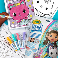 Crayola Color Wonder Set Gabby's Dollhouse, 4 Mini Bl Markers