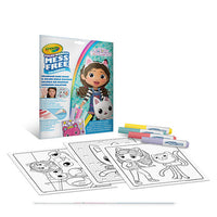 Crayola Color Wonder Set Gabby's Dollhouse, 4 Mini Bl Markers
