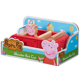 PEPPA PIG WOODEN FAMILY CAR W PEPPA
