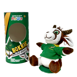 12CM BOKKIE SHOULDER MASCOT COLLECTOR TUBE