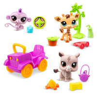 Littlest Pet Shop Safari Pack (3Pets/7 Access/1Card/5 Digital Surprises)