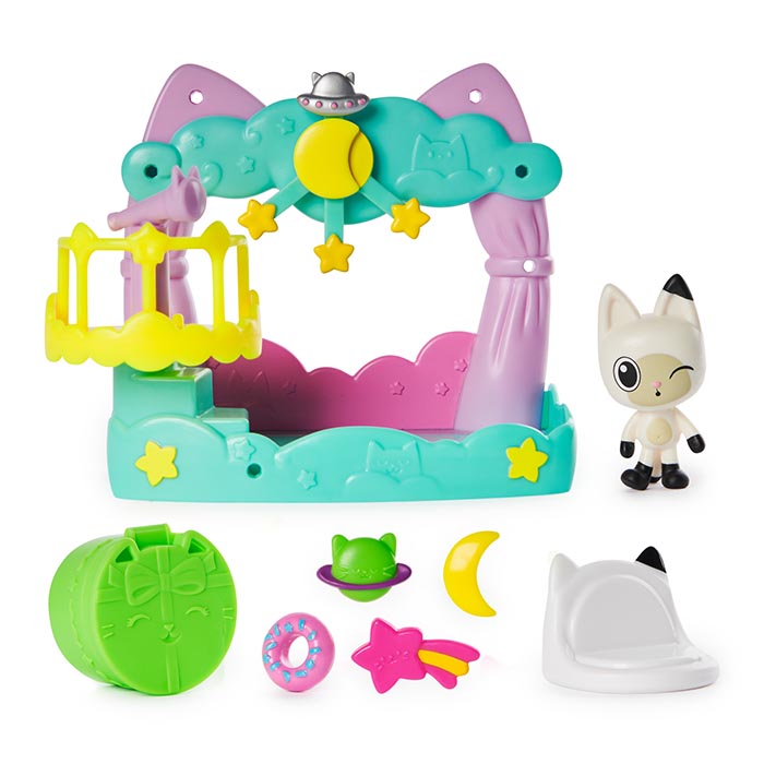 Gabby'S Dollhouse Balcony Set Pandy'S Dreamy Lookout Balcony Playset ...