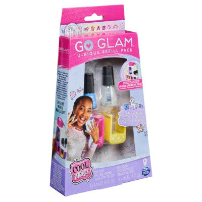 Cool Maker, GO GLAM Refill with 4 Design Pods and 3 Nail Polish Colors