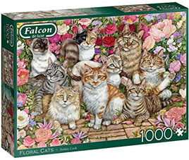 Falcon Floral Cats 1000 Piece Puzzle
