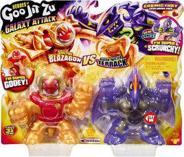 Goo Jit Zu Galaxy Attack Double Pack Blazagon vs Tarrack